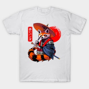 Red Panda Samurai T-Shirt